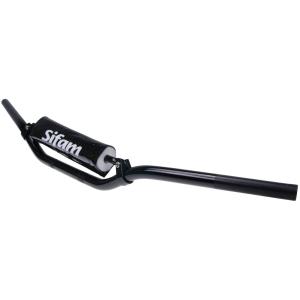 Lenker Motocross Aluminium mit Strebe und Polster schwarz - 22mm