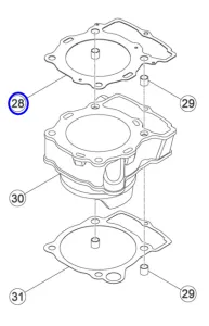 Zylinderkopfdichtung 4T D88